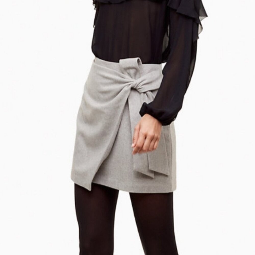 Wilfrid (Aritizia) Wool & Cashmere Wrap Skirt